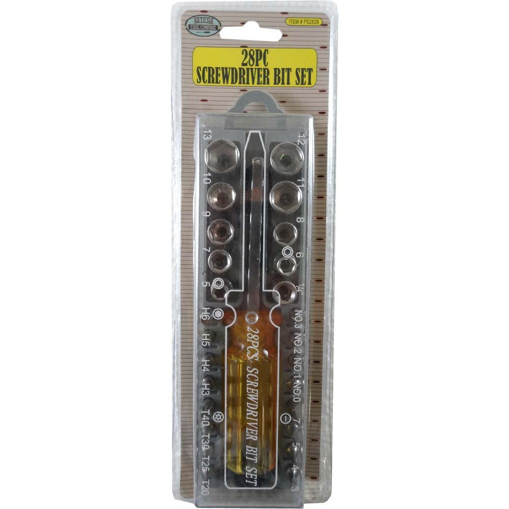 29 Piece Screwdriver Bit Set - PS-02828 - ToolUSA