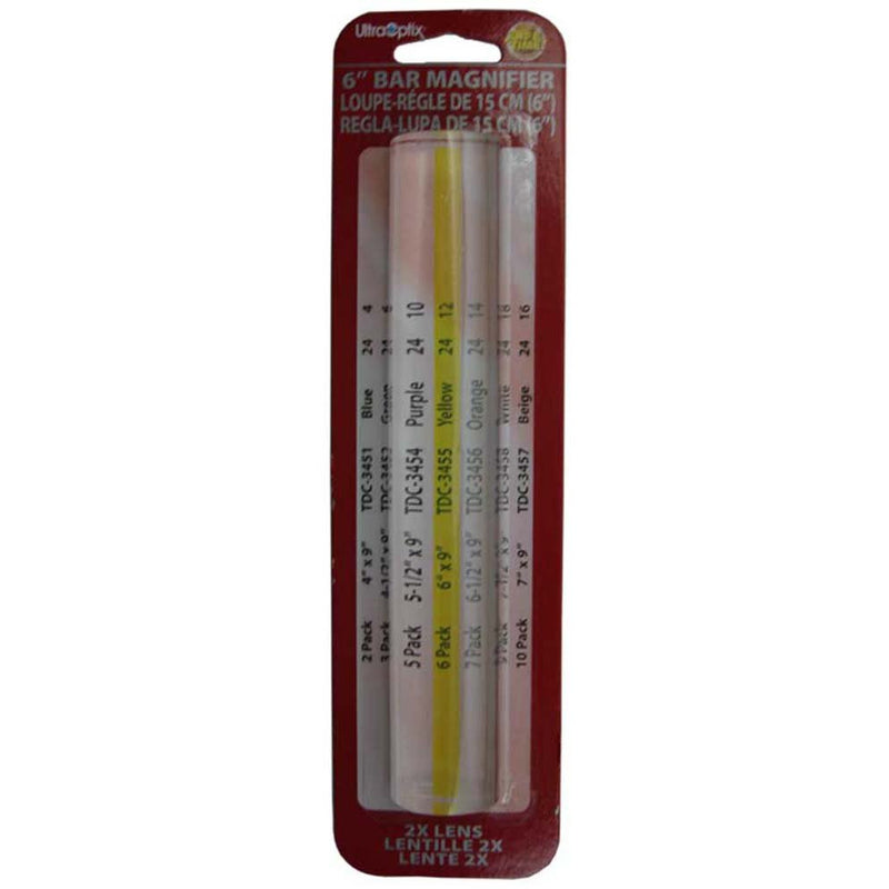 2x Bar Shaped Magnifier - MG-U-BM-70P - ToolUSA