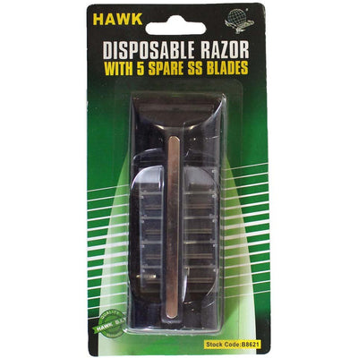 3 Blade Shaving Razor with 5 Extra Blade Cartridges (Pack of: 2) - CARE-08621-Z02 - ToolUSA