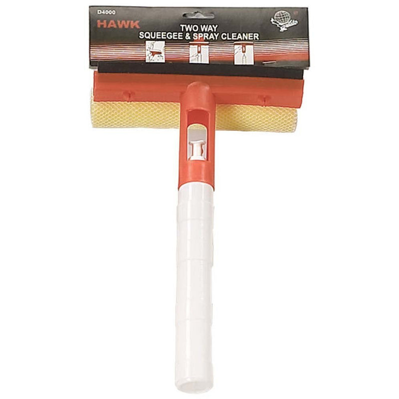 3-in-1 Rubber Squeegee with Sponge Head - Spray Bottle For Window Cleaning - H-74000 - ToolUSA
