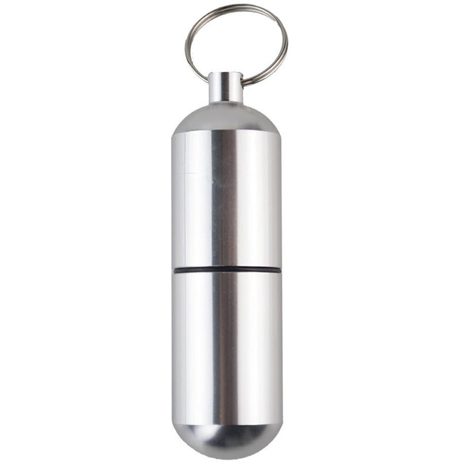 3 Inch Aluminum Tube with Screw Closure and a Key Ring - TR-90183 - ToolUSA