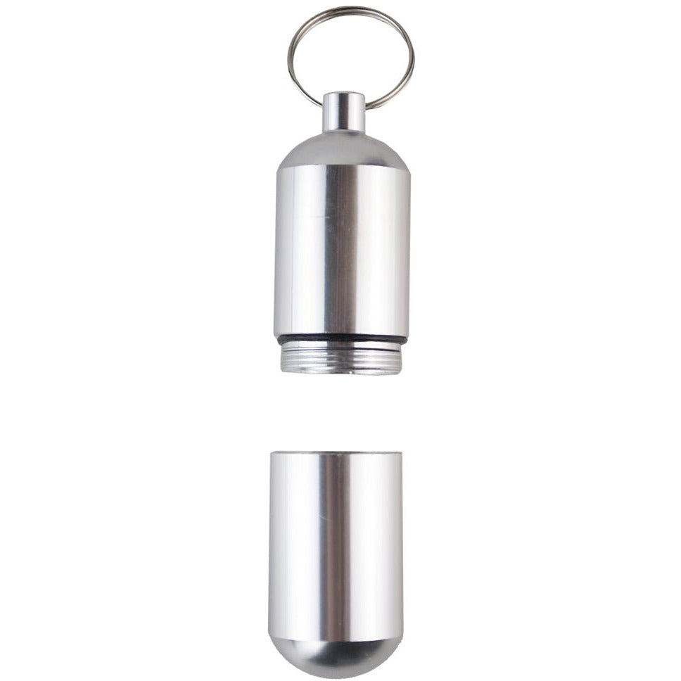 3 Inch Aluminum Tube with Screw Closure and a Key Ring - TR-90183 - ToolUSA