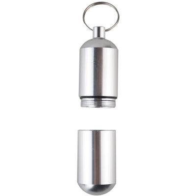 3 Inch Aluminum Tube with Screw Closure and a Key Ring - TR-90183 - ToolUSA