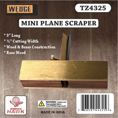 3 Inch Bull Nose Brass Scraper - TZ02-44325 - ToolUSA