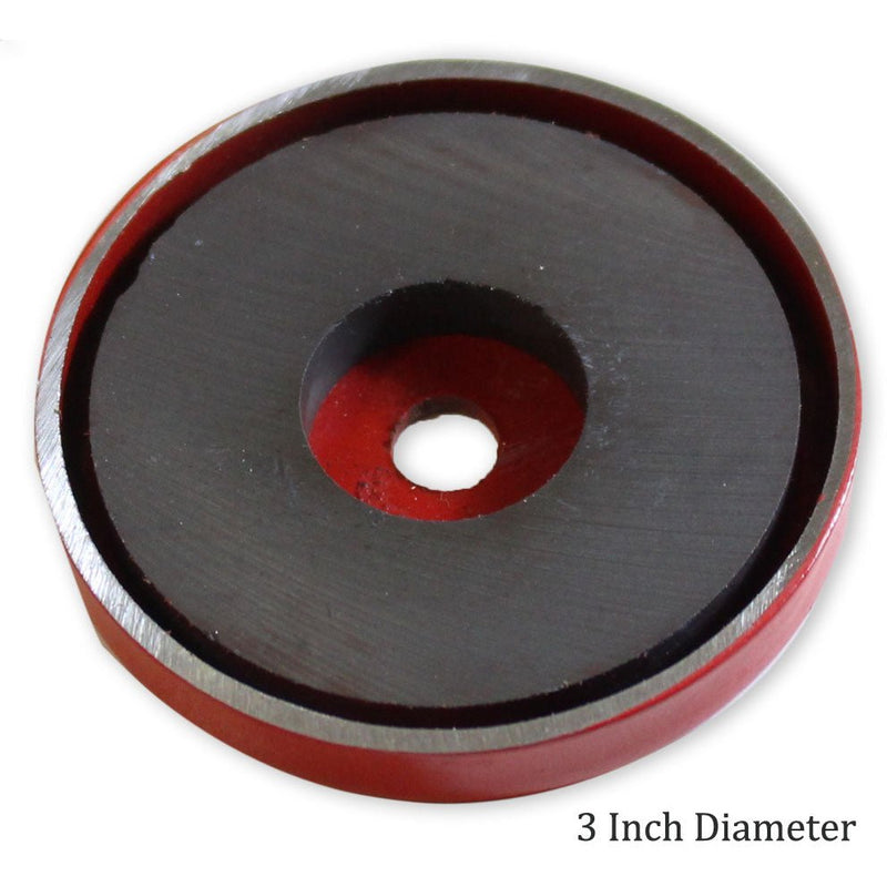 3 Inch Round Shallow Pot Ceramic Magnet - MC-00230 - ToolUSA