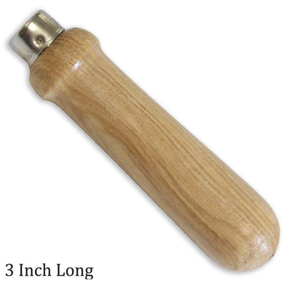 3 Inch Wooden Handle for Files and Chisels (Pack of: 2) - F-88300-Z02 - ToolUSA