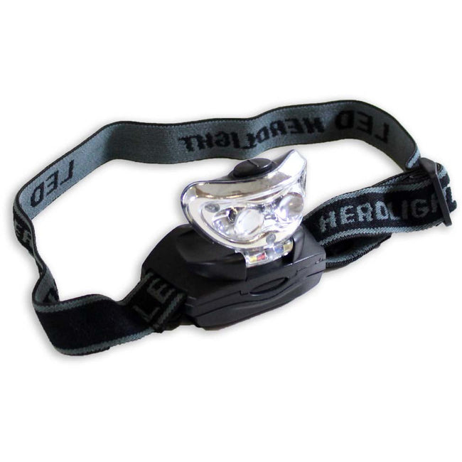 3-LED Headlight - Detachable Elastic Strap - FL-54683 - ToolUSA