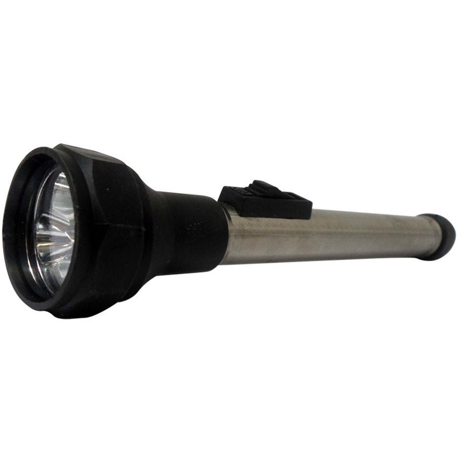 3-LED Stainless Steel Flashlight - Pack of 6 - FL-32303 - ToolUSA