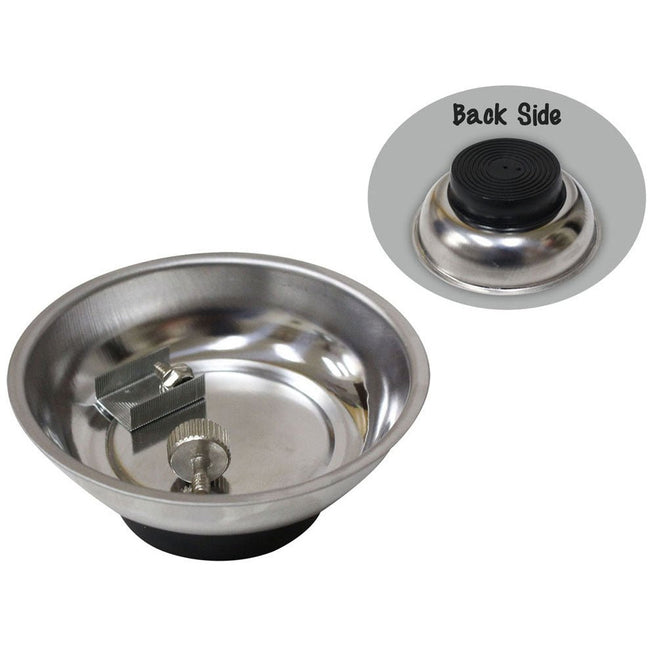 3" Mini Magnetic Bowl - Magnitized Rubber Bottom - MC-90103 - ToolUSA