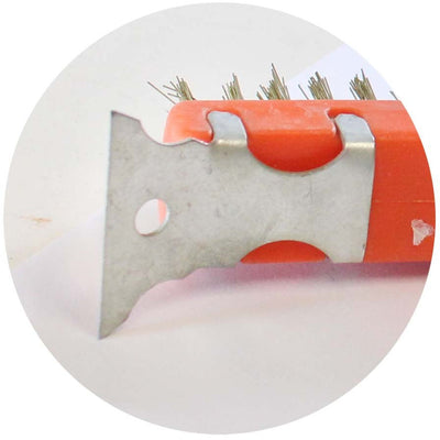 3 Pc. Orange Brush Scrapers Set - TZ63-06390 - ToolUSA