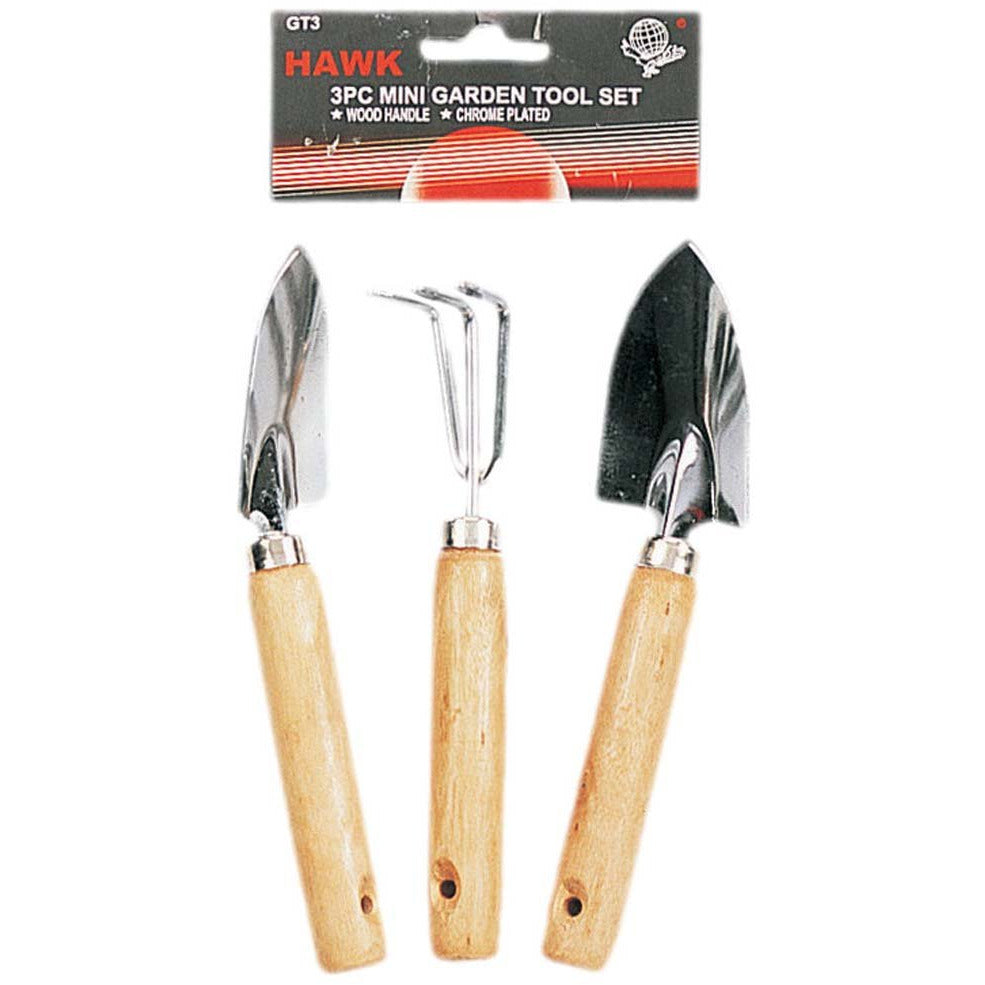 3 Piece 7-Inch Garden Hand Tools - G-12343 - ToolUSA