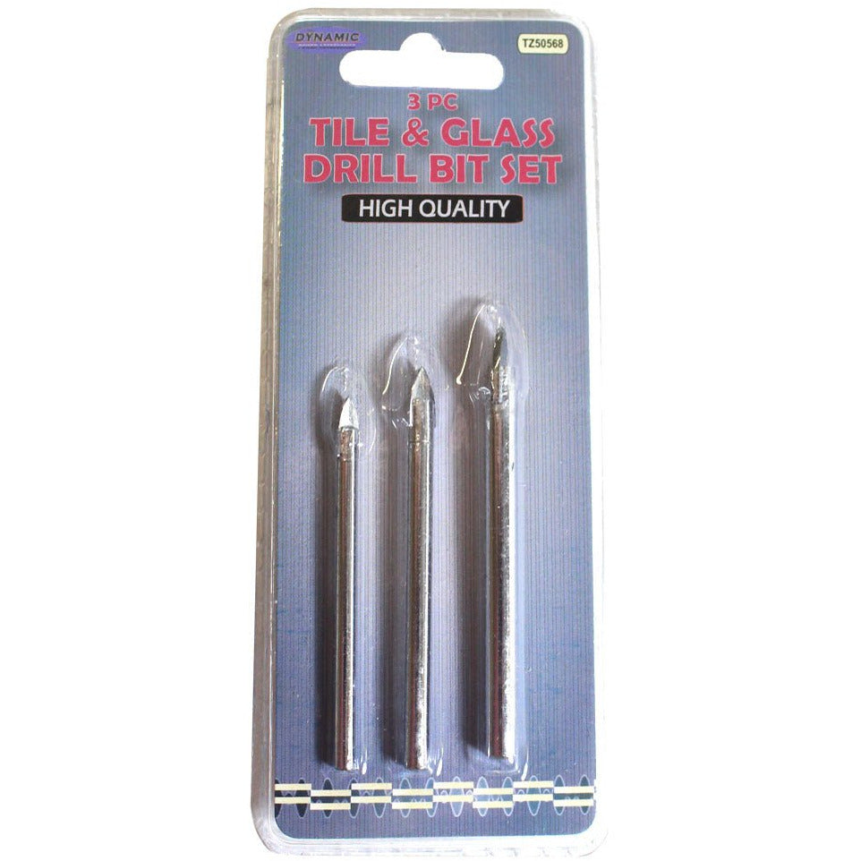 3 Piece Carbide Tipped Drill Bits Set - DRILL-50568 - ToolUSA