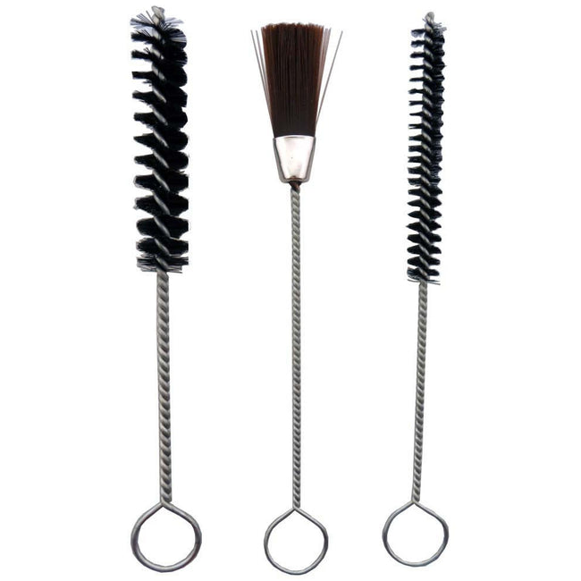 3 Piece Long Pipe Cleaning Brushes - Suitable for Spray Gun Equipment - TZ604-YW - ToolUSA