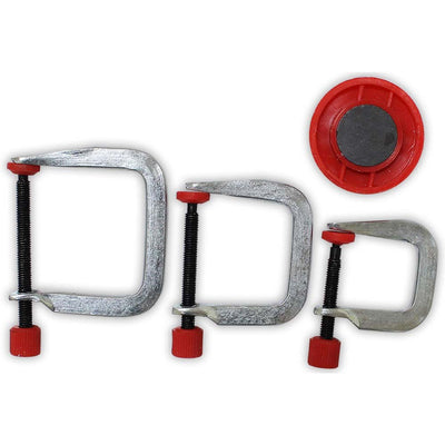 3 Piece Mini C-Clamp 3/4" to 1-1/2" - TZ03-72719 - ToolUSA