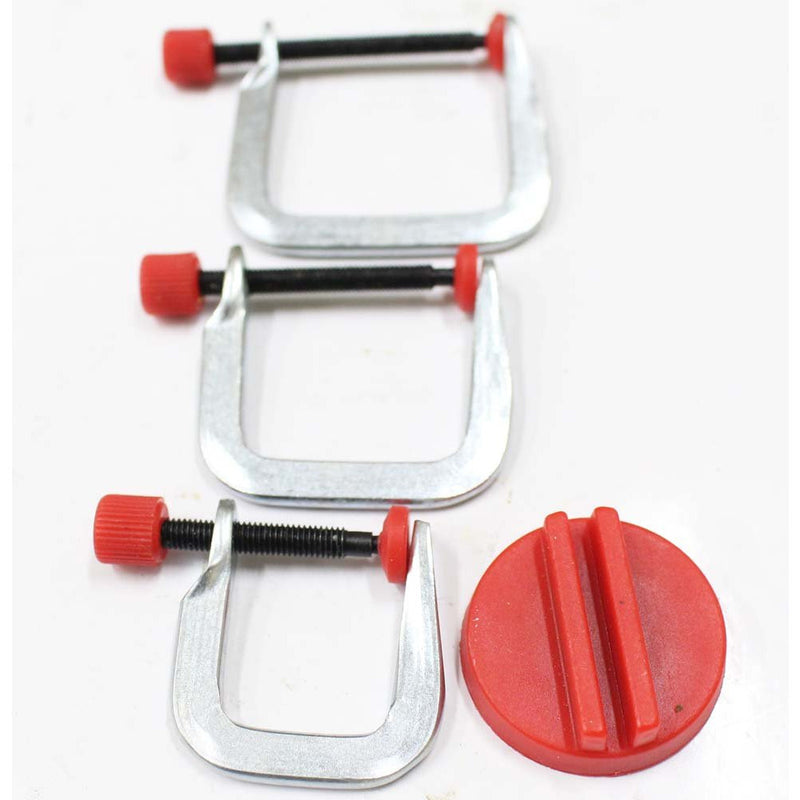 3 Piece Mini C-Clamp 3/4" to 1-1/2" - TZ03-72719 - ToolUSA