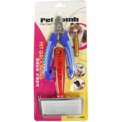 3 Piece Pet Care Set - Nail Clipper, Wire Brush & Dog Whistle - B23-KIT-3-YX - ToolUSA