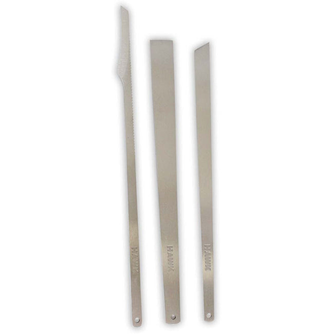 3 Piece Professional Stainless Steel Pedicure Knives - S92-44149 - ToolUSA
