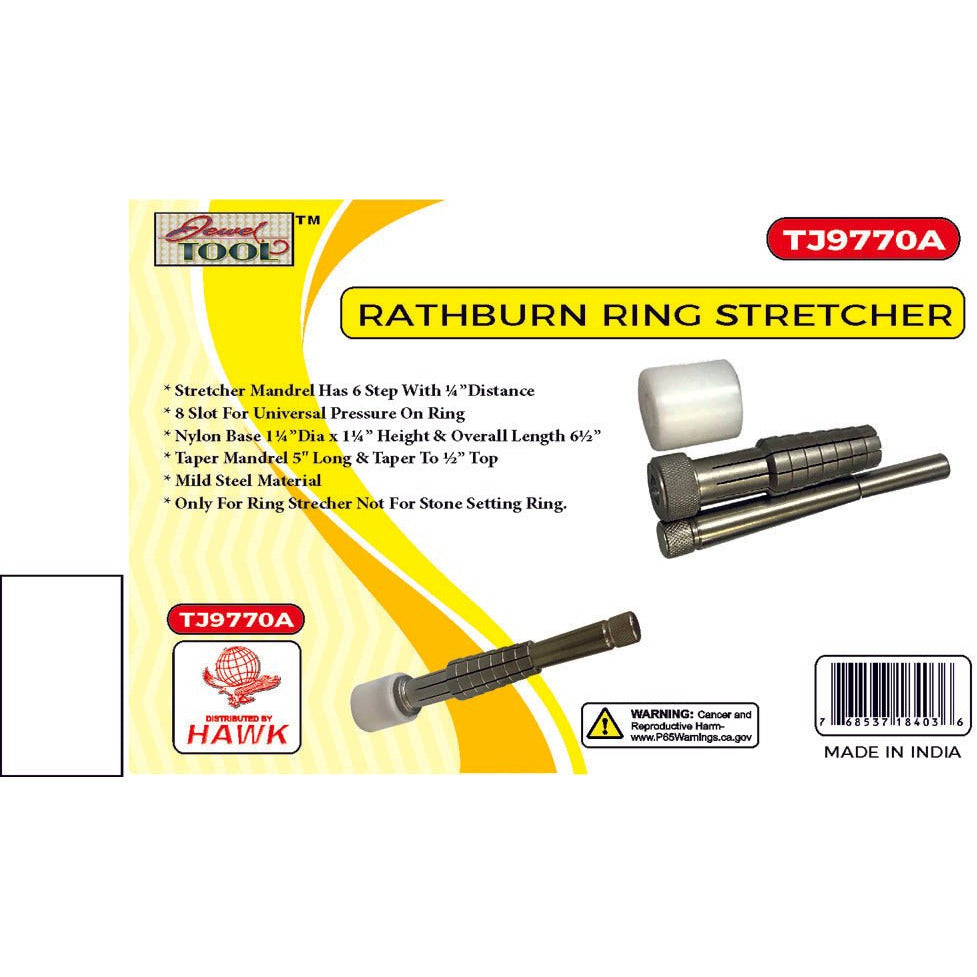 3 Piece Ring Stretcher, Size 7-13 - TJ9770A - ToolUSA
