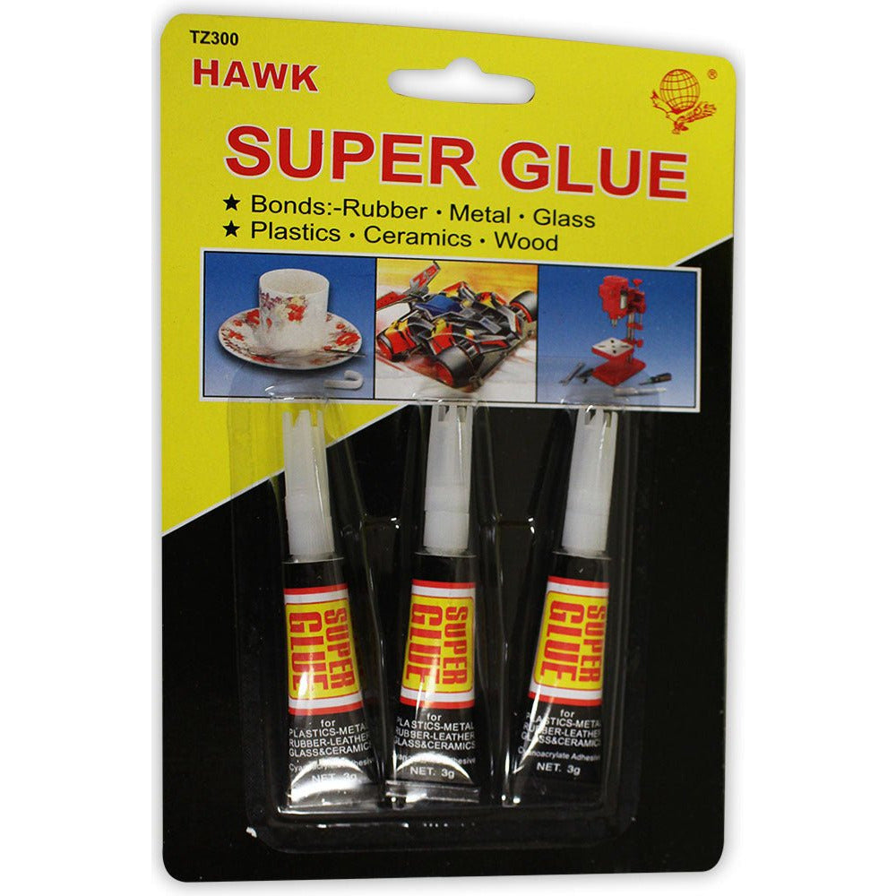 3 Piece Super Glue Pack (Pack of: 6) - CR-10300-Z06 - ToolUSA
