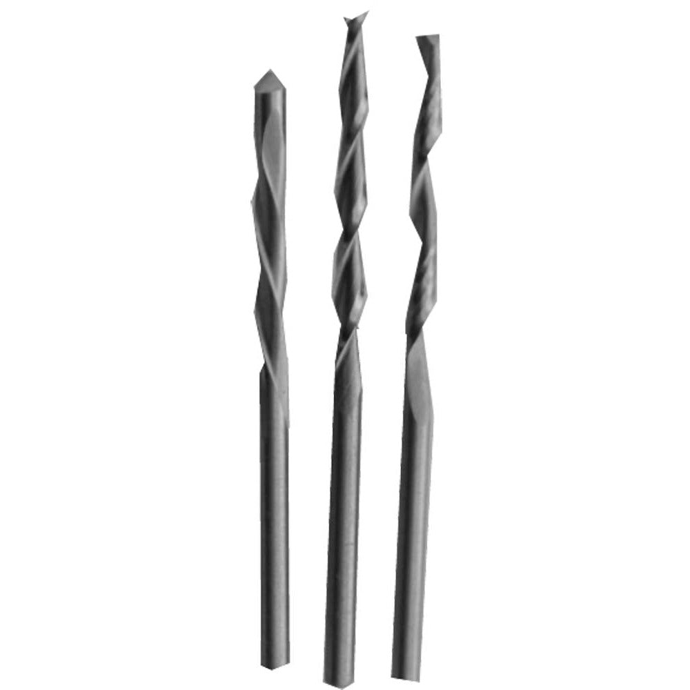 3 Piece Tile Cutter Spiral Router Drill Bit Set (Pack of: 2) - TJ04-04875-Z02 - ToolUSA