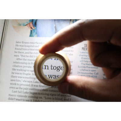 3 Piece Wood Grain Jeweler's Loupe Set - 3X, 5X, and 10X Power - MG900W - ToolUSA