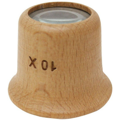 3 Piece Wood Grain Jeweler's Loupe Set - 3X, 5X, and 10X Power - MG900W - ToolUSA