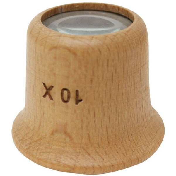 3 Piece Wood Grain Jeweler's Loupe Set - 3X, 5X, and 10X Power - MG900W - ToolUSA