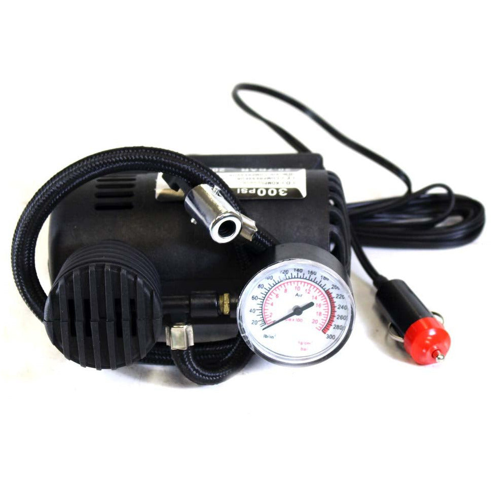 300 PSI Mini Air Compressor to Fill Car, Bicycle, Ball Tires - TA1500-YH - ToolUSA