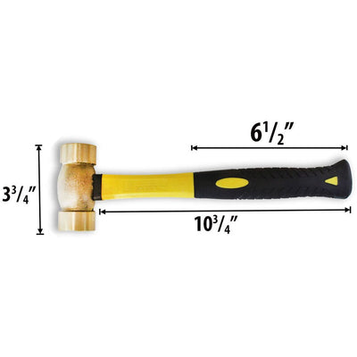 32 Oz Brass Head Hammer - PH-99218 - ToolUSA