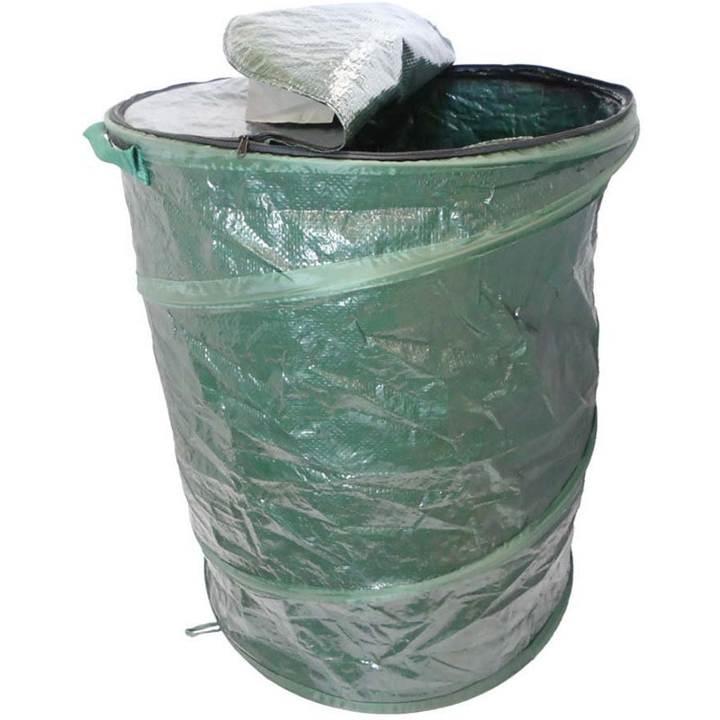 33 Gallon Pop-up Trash Bin with Cover: GT-27947 - GT-27947 - ToolUSA