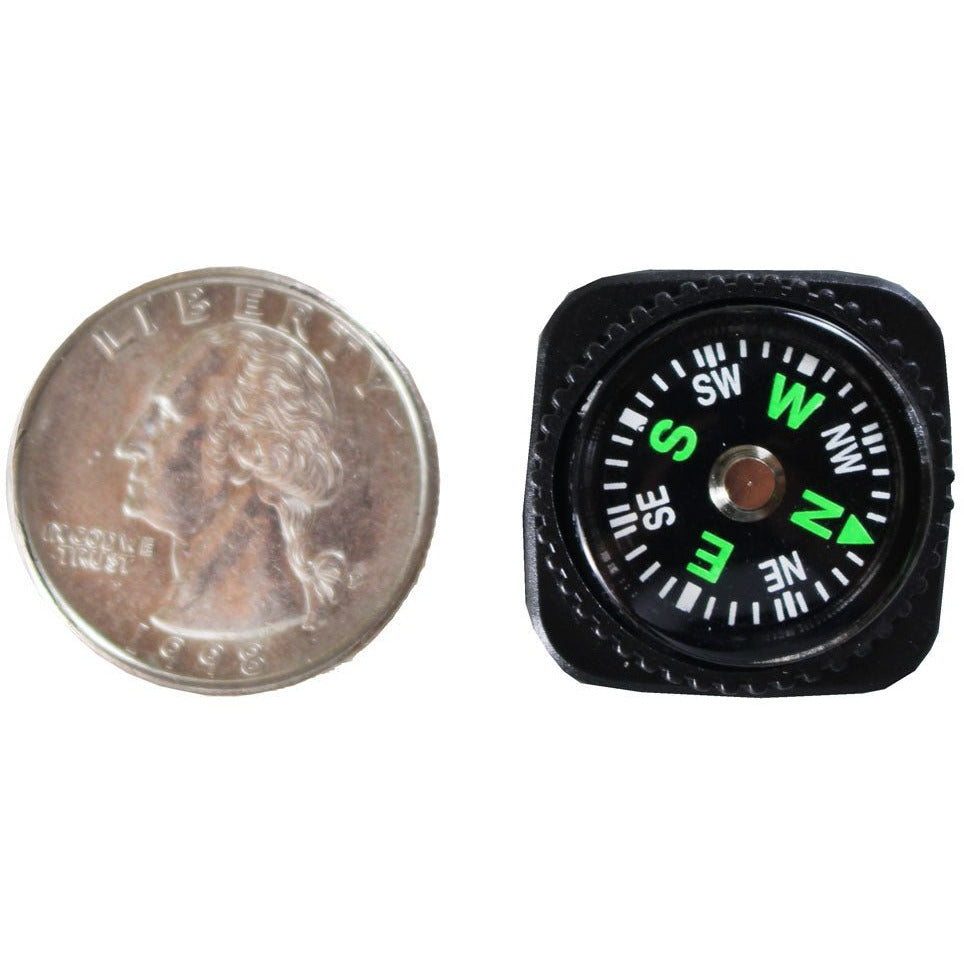 3/4-Inch Hiker's Plastic Compass with Strap on the Back - PC-00421 - ToolUSA