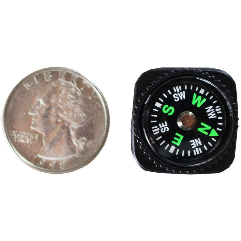 3/4-Inch Hiker's Plastic Compass with Strap on the Back - PC-00421 - ToolUSA