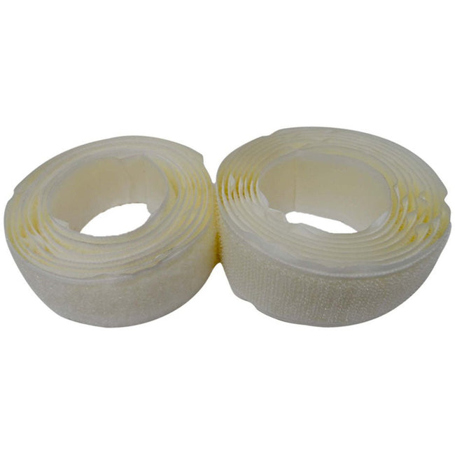 3/4" x 7ft (20mm x 2M) VELCRO FASTENING TAPE IN WHITE - CR-71202 - ToolUSA