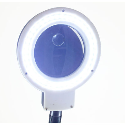 3.5" Diameter, Black Plastic, LED Illuminated 110V Gooseneck Lamp With 3x and 8x Power - CR-29255 - ToolUSA