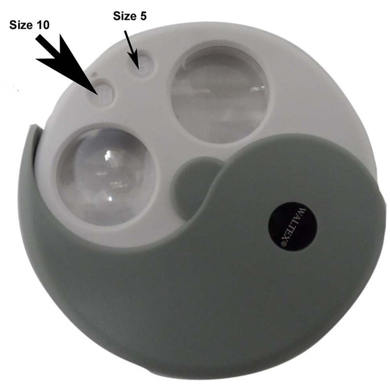 3.5-Inch Complex Magnifier - 8 Different Lenses - 5x - 12x - MP-07562 - ToolUSA