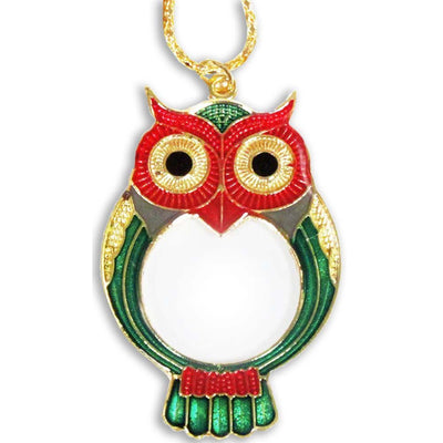 3.5X Power Owl Necklace Pendant Magnifier - MG-00113 - ToolUSA