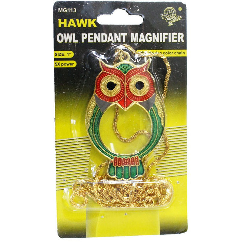 3.5X Power Owl Necklace Pendant Magnifier - MG-00113 - ToolUSA