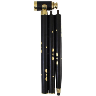 36 Inch Natural Wood Walking Stick | Brass Telescope Handle - G8445-2275ST - ToolUSA