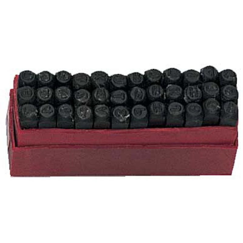 36 Piece Number & Capital Letter Punch Set - ToolUSA