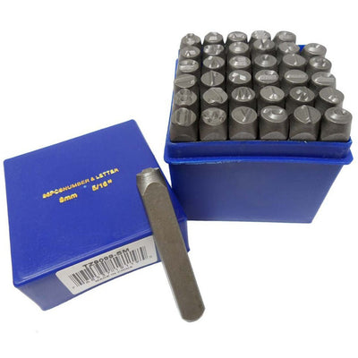 36 Piece Number & Letter (Lower-Case) Punch Set - ToolUSA