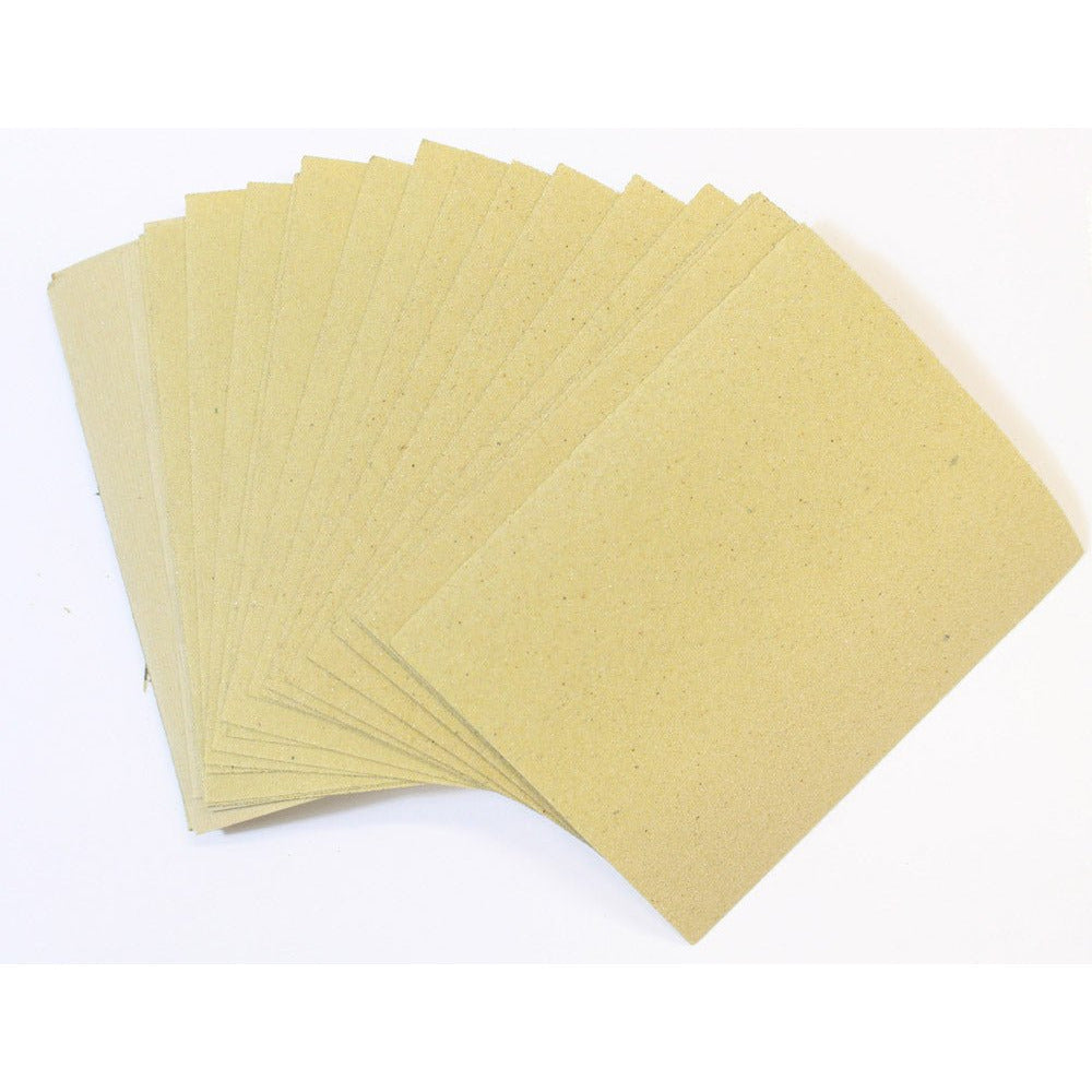 36 Piece Sandpaper Sheets - 4 Grits - TJ-TJ9260-36-YW - ToolUSA