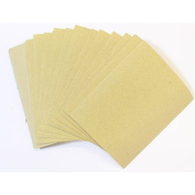 36 Piece Sandpaper Sheets - 4 Grits - TJ-TJ9260-36-YW - ToolUSA