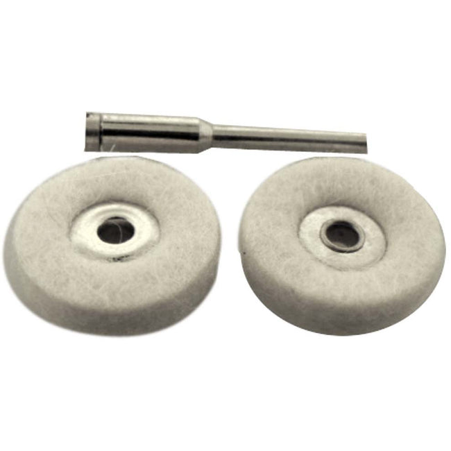 3pc Felt Wheel Set - 1/8" Shank (Pack of: 2) - TJ04-04320-Z02 - ToolUSA