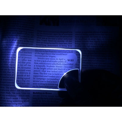 3X and 5X Gray 3x/5x LED Hand Magnifier - 1.5x/4x Pocket Magnifier - KIT-MP76835G - ToolUSA