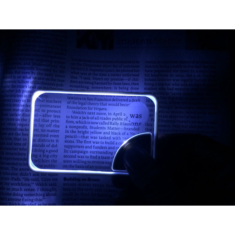 3X and 5X Gray 3x/5x LED Hand Magnifier - 1.5x/4x Pocket Magnifier - KIT-MP76835G - ToolUSA