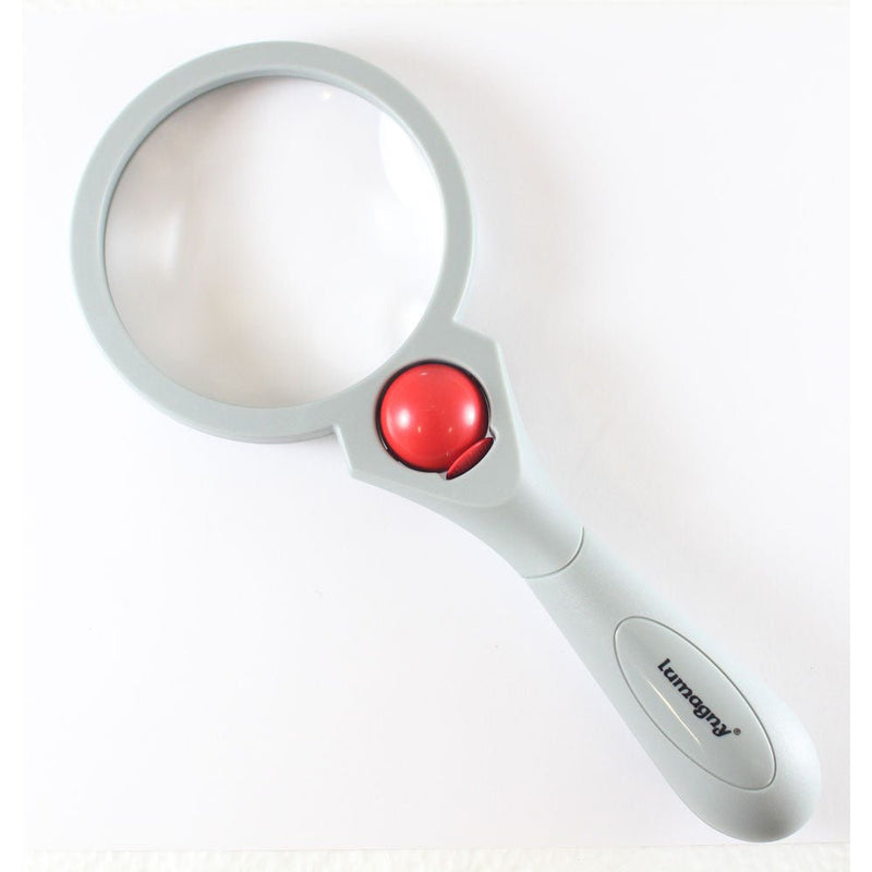 3X and 5X Gray 3x/5x LED Hand Magnifier - 1.5x/4x Pocket Magnifier - KIT-MP76835G - ToolUSA