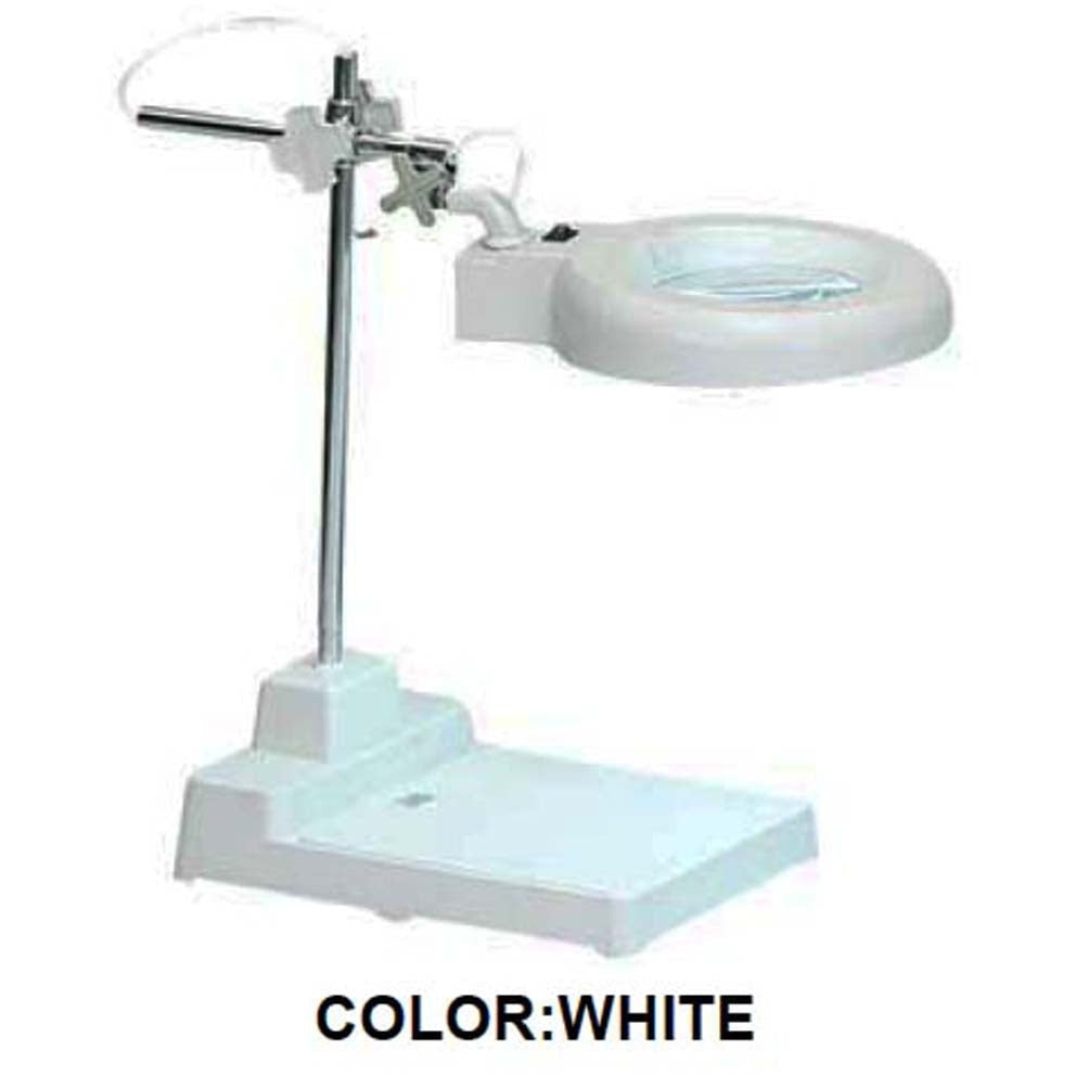 3x Desktop Magnifier Lamp with Fluroescent Light - ToolUSA