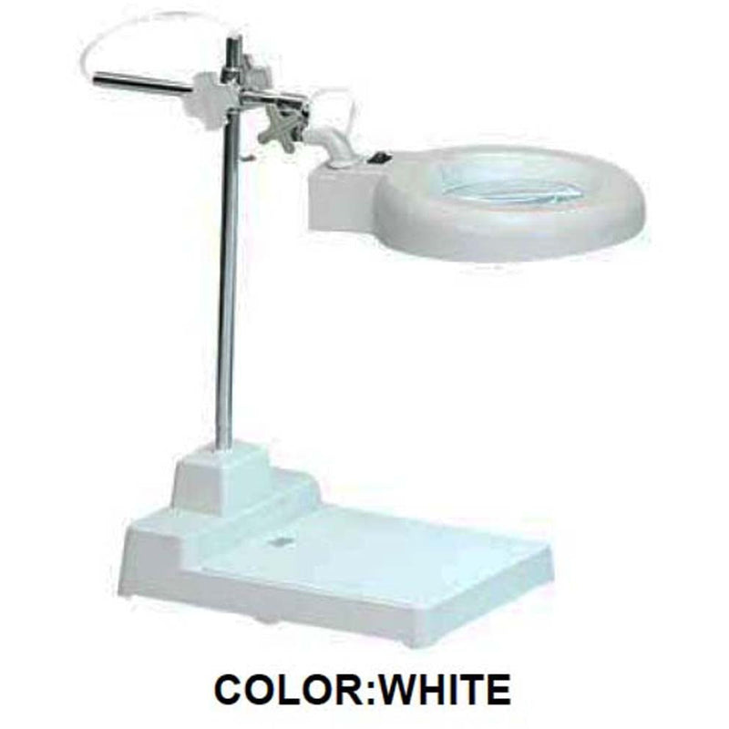 3x Desktop Magnifier Lamp with Fluroescent Light - ToolUSA