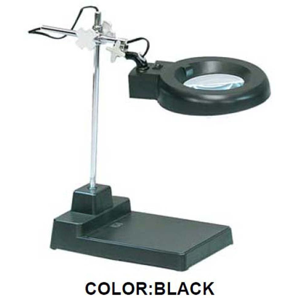 3x Desktop Magnifier Lamp with Fluroescent Light - ToolUSA