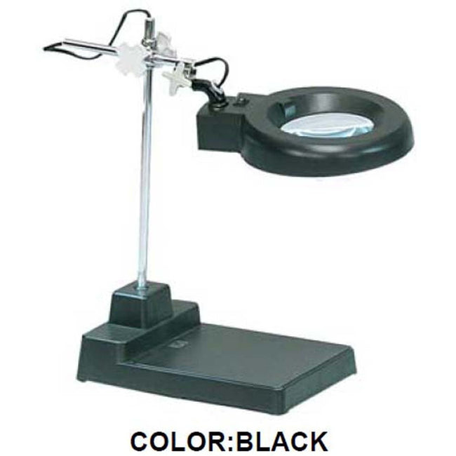 3x Desktop Magnifier Lamp with Fluroescent Light - ToolUSA